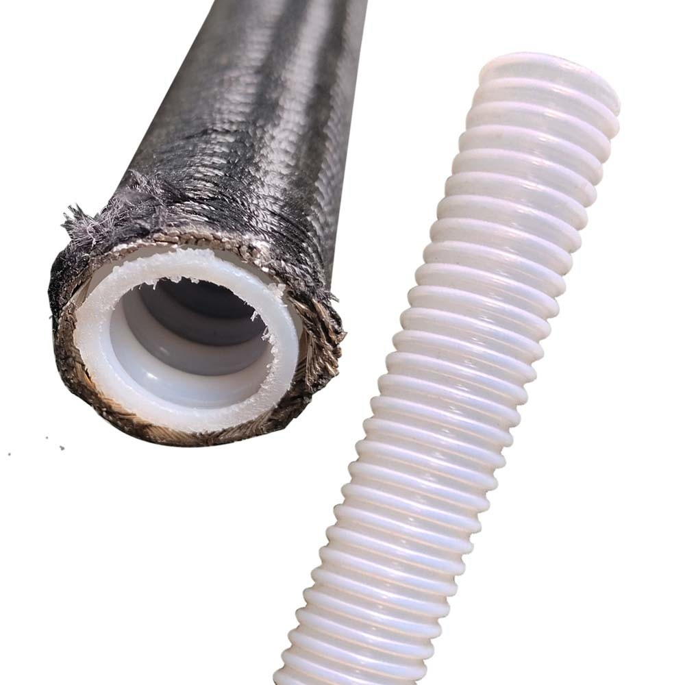 Nylon And SS304 Braided PTFE Hose